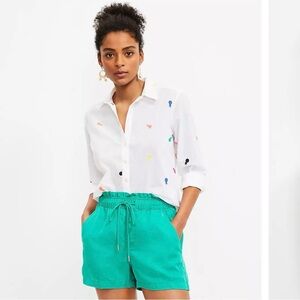 LOFT Pineapple Everyday Shirt